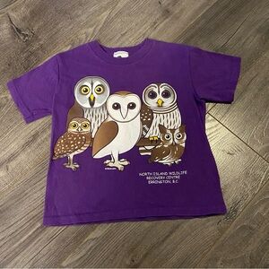 Vintage T Shirt Owls Errington British Columbia Tourist shirt